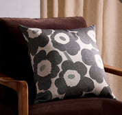 Marimekko Pieni Unikko Cushion Cover – Grey Jacquard