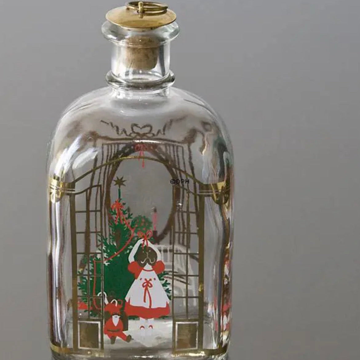 Holmegaard Christmas Bottle 1990