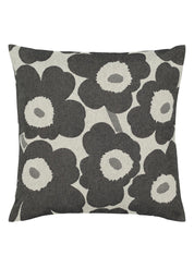 Marimekko Pieni Unikko Cushion Cover – Grey Jacquard