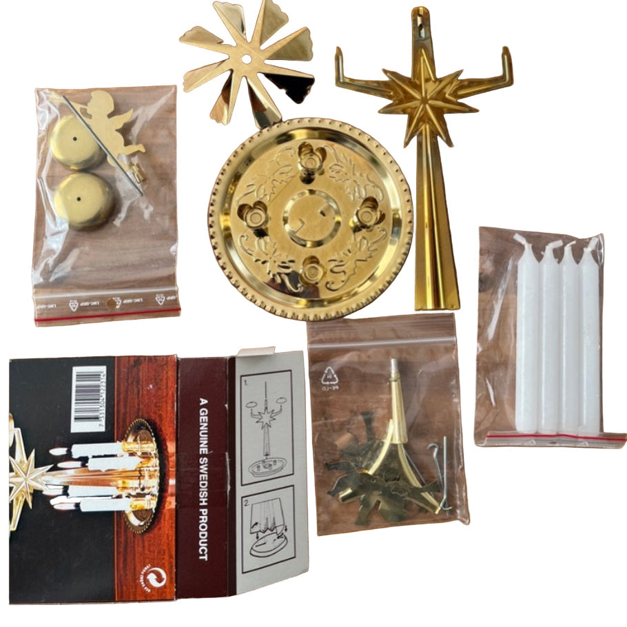 Swedish Angel Chimes with Candles