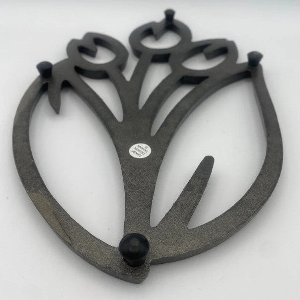 Dansk Cast Iron Tulip Trivet