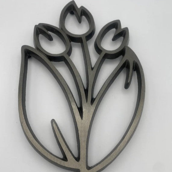 Dansk Cast Iron Tulip Trivet