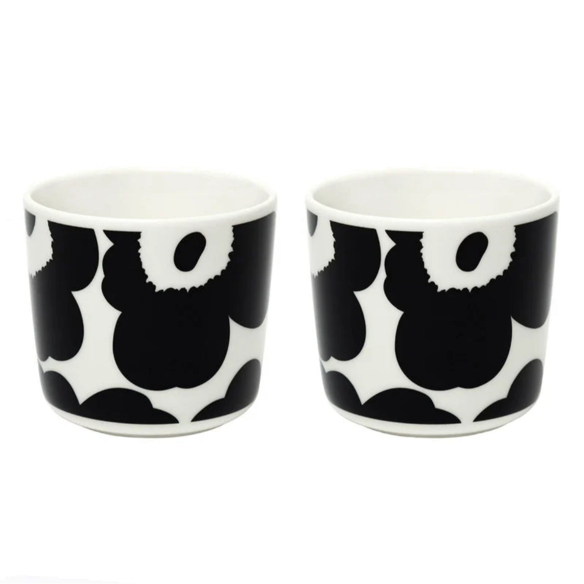 Marimekko Oiva - Unikko coffee cup w/o handle, 2 pcs