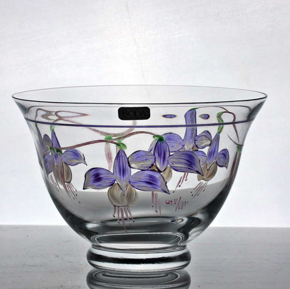 Kosta Boda Fuchsia Bowl