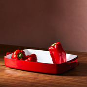 Dansk Købenstyle Chili Red Large Baker - Red Bottom