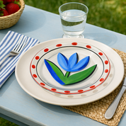 Kosta Boda Tulipa Dessert Plate – Ulrica Hydman-Vallien, 1992 Design