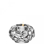 Orrefors Raspberry Crystal Votive