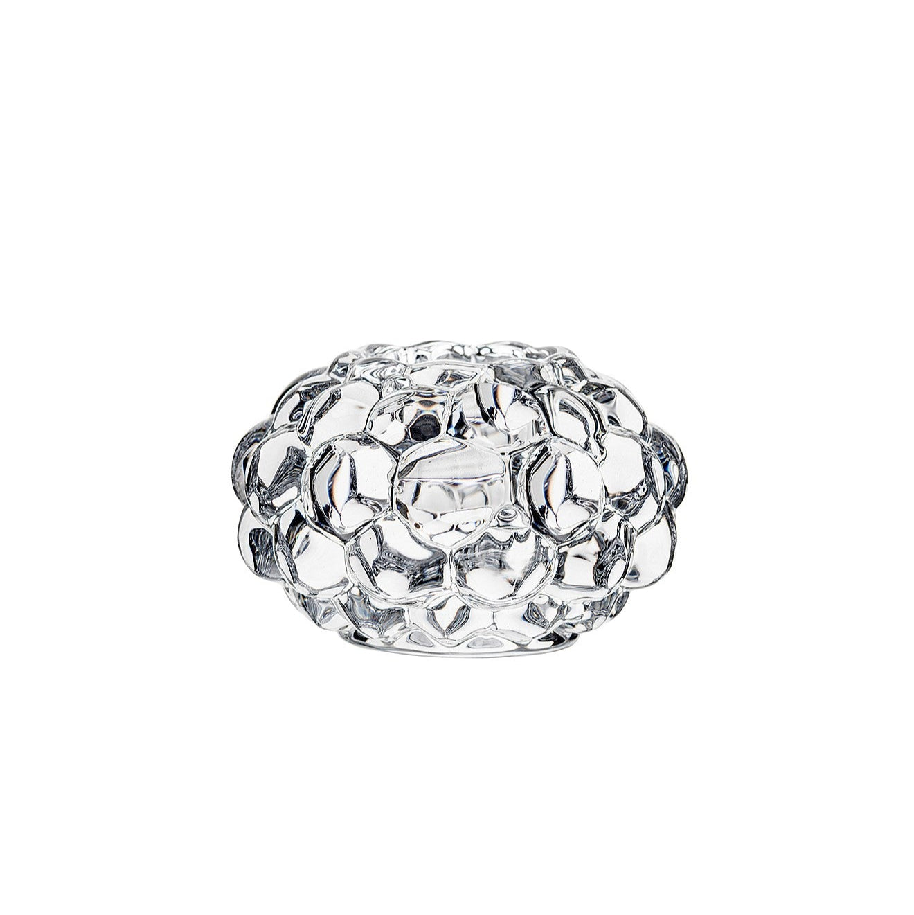 Orrefors Raspberry Crystal Votive