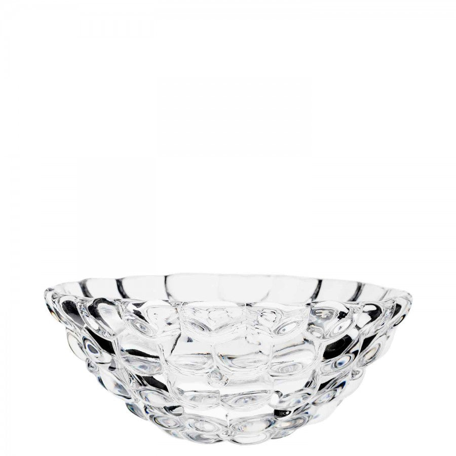 Orrefors Raspberry Crystal Bowl