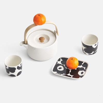 Marimekko Oiva - Unikko coffee cup w/o handle, 2 pcs