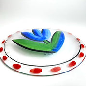 Kosta Boda Tulipa Dessert Plate – Ulrica Hydman-Vallien, 1992 Design