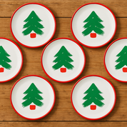 Pfaltzgraff Marimekko Christmas Tree Plates