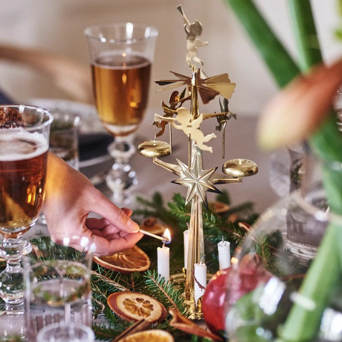 Swedish Angel Chimes with Candles