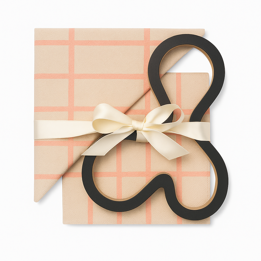 Majamoo Pot Stand & Marimekko Tiiliskivi Napkin Gift Set